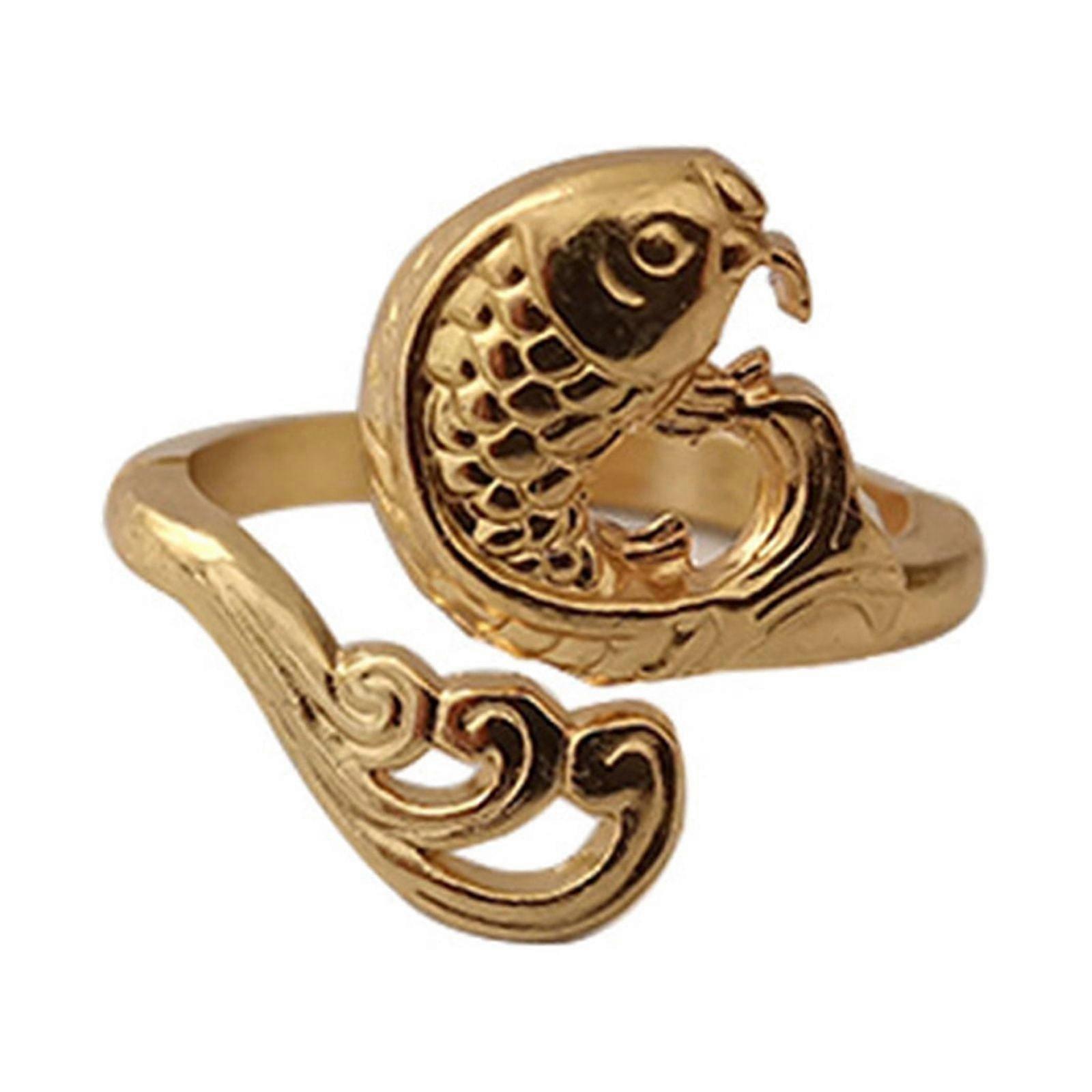 CIYISON Peacock/Koi Shape Crochet Ring Knitting Loop Accessories Yarn Guide Open Ring