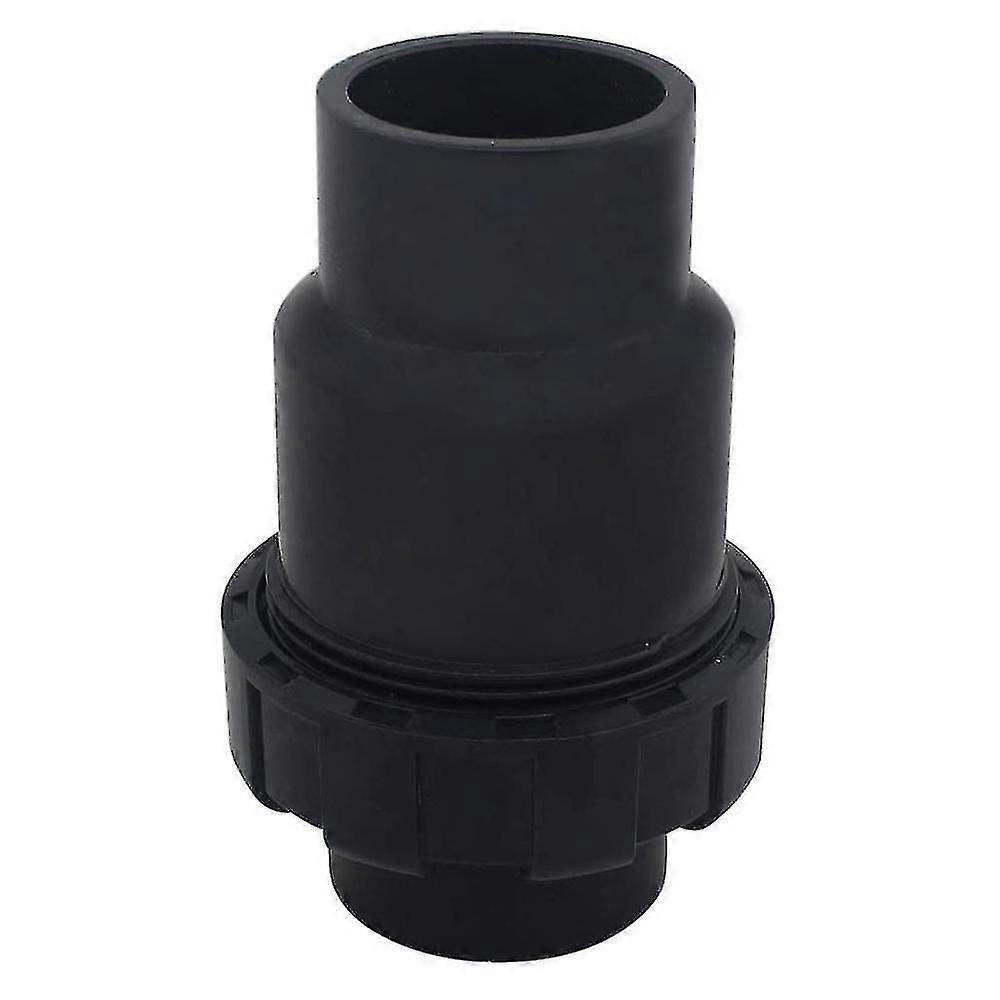40mm kulbackventil Pvc Vattenbackventil Återflödesventil Poolventil (innerdiameter 40 mm), Svart