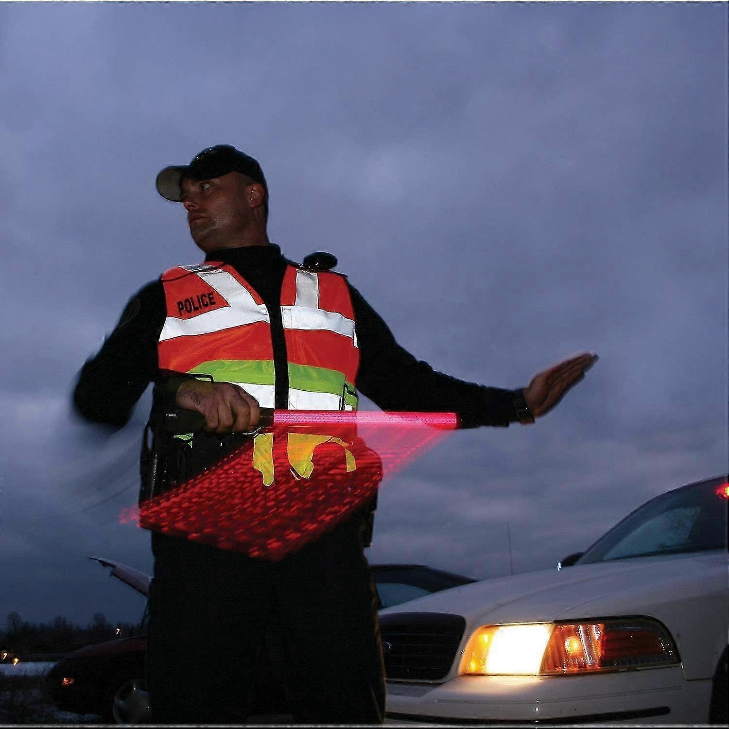 2pack 21inch Signal Traffic Safety Led Light Traffic Wands For Parking Guides