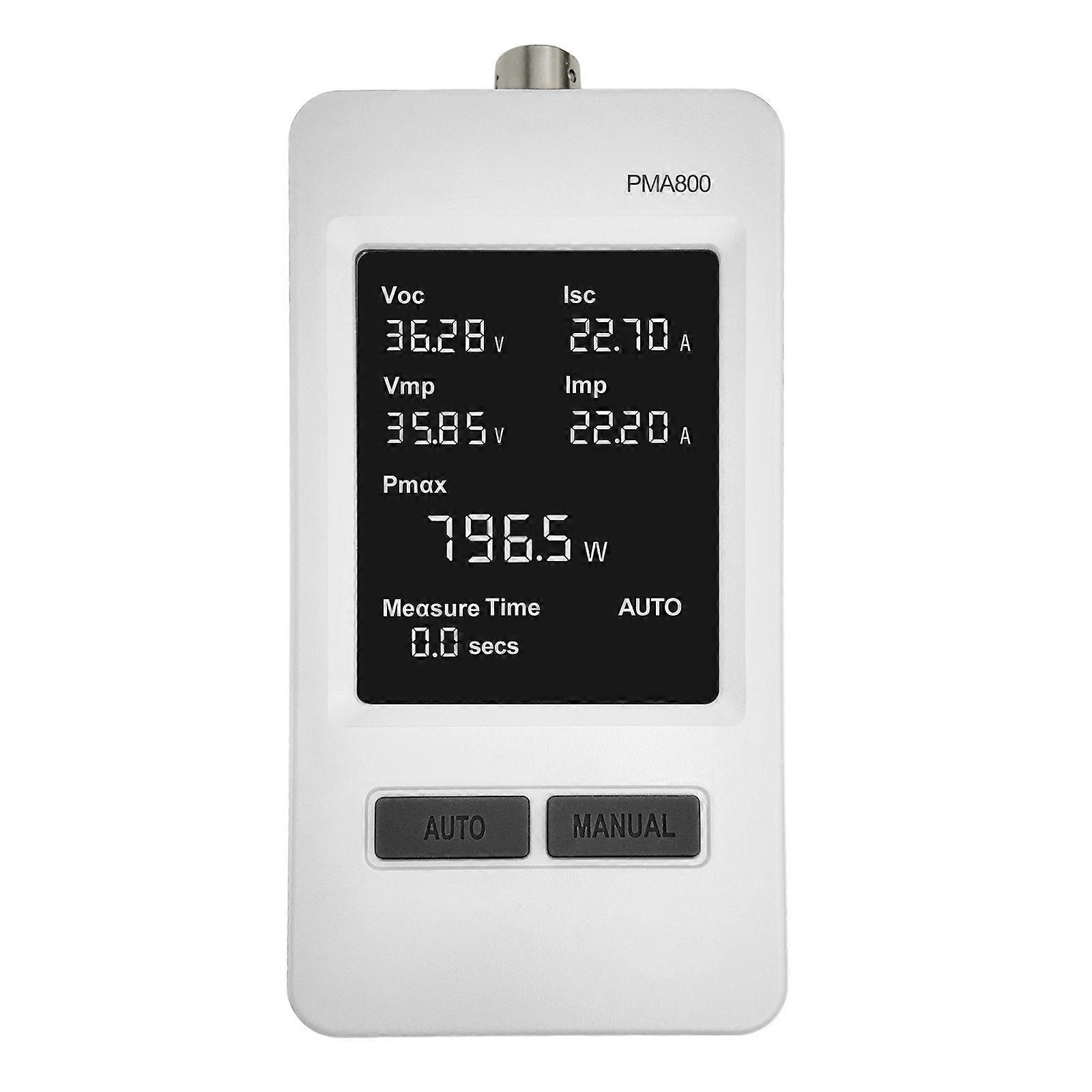MPPT Allowed Photovoltaic Multimeter with Thin Plan and Tall Observability Display for Field Use Multicolor