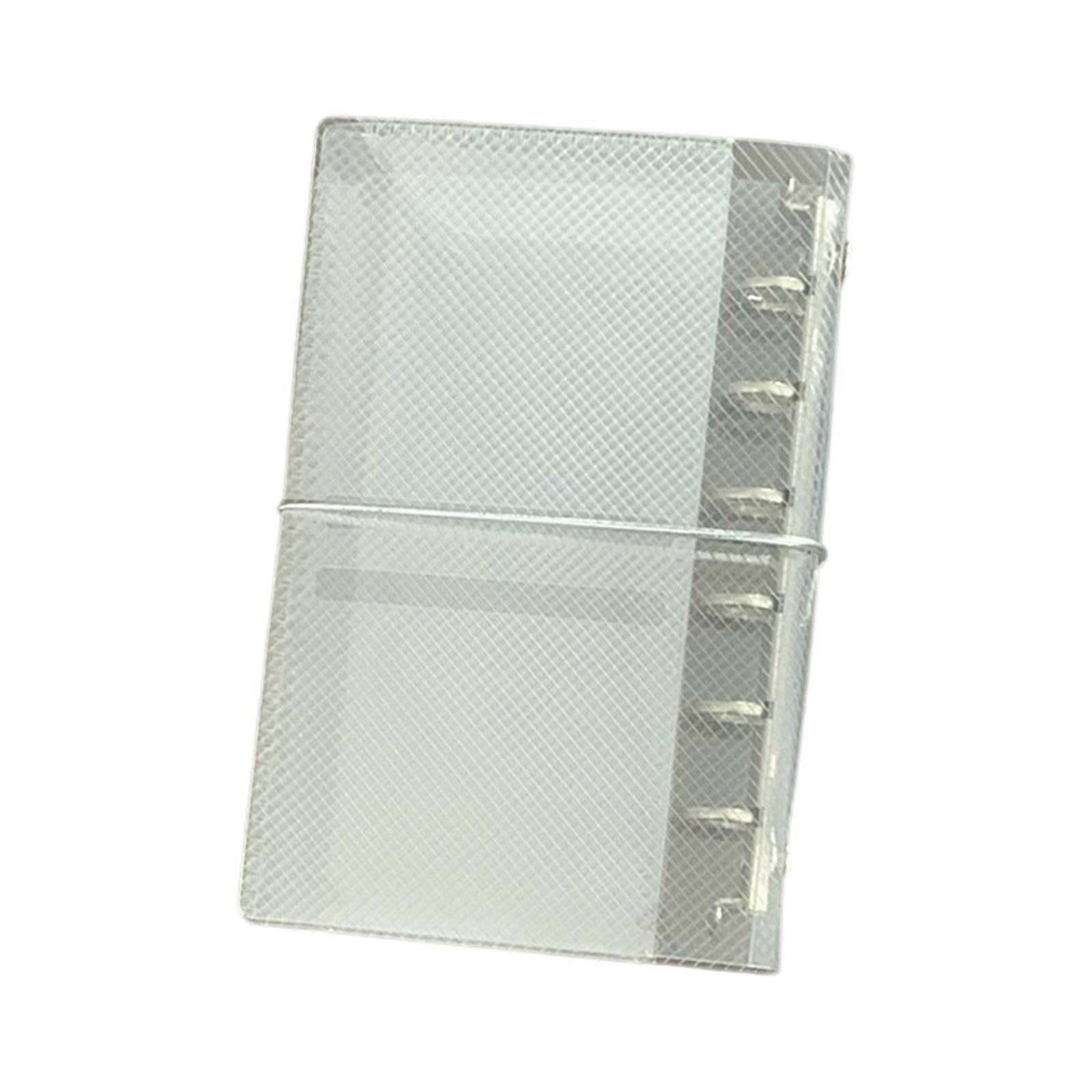 A6/A7 Three Fold Flip Binders Cover with Elastic Band Notebook Cover Binders Folder for School Multicolor