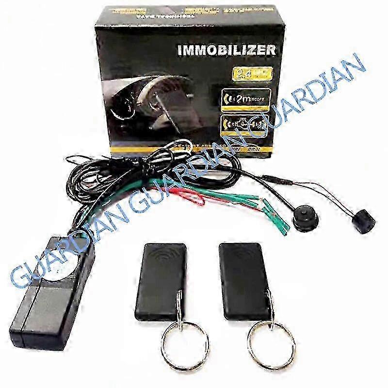 2.4G RFID Immobilizer Wireless Engine Lock Car Alarm System Anti-Hijacking Intelligent Circuit Cut Off Auto Unlock Device
