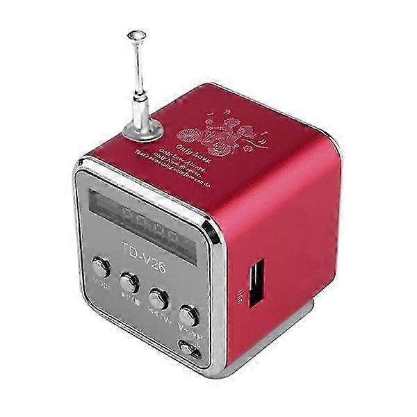 Portable Mini USB Speaker MP3/4 Music Player Support SD TF Card USB2.0 Stereo FM Radio Elik