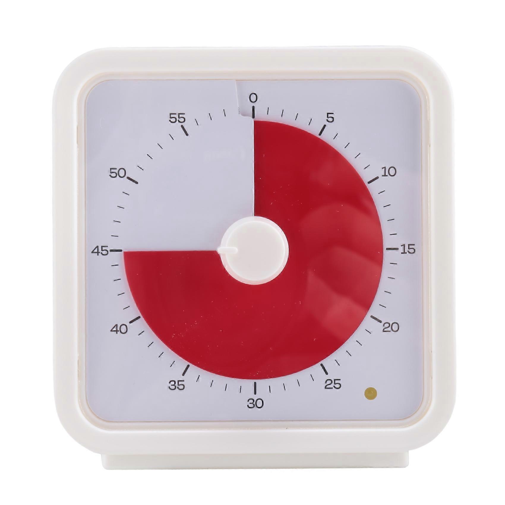 Pomodoro Timer for Kitchen, Time Management Study Classroom Timer, 60-Minute Visual Timer with Silent Operation -A