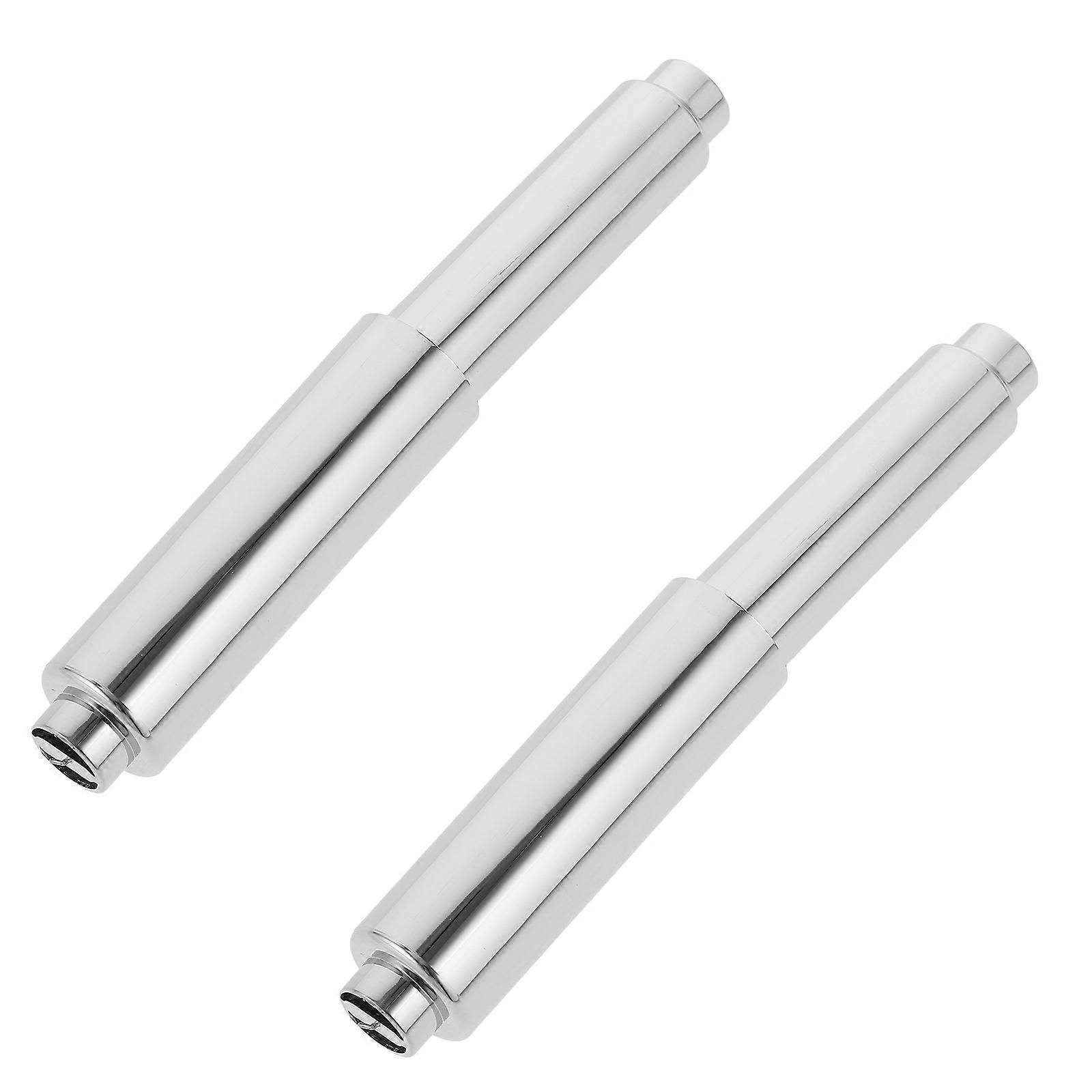 2 Pcs Roll Paper Shaft Core Spring Tissue Rod Retractable Tissue Stick Paper Rod