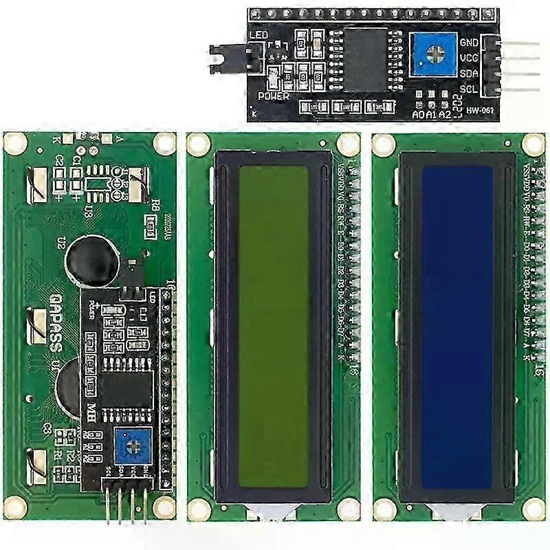 LCD1602 Modul Ecran verde albastru pentru Arduino LCD1602A LCD Character UNO R3 Mega2560 Display PCF8574T IIC I2C Interface