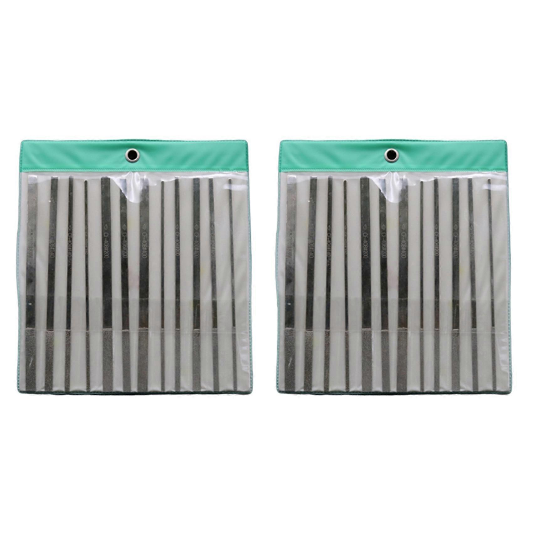 Needle File for 24 Pieces of 180mm Taper Diamond File CF-400 Die Sinker