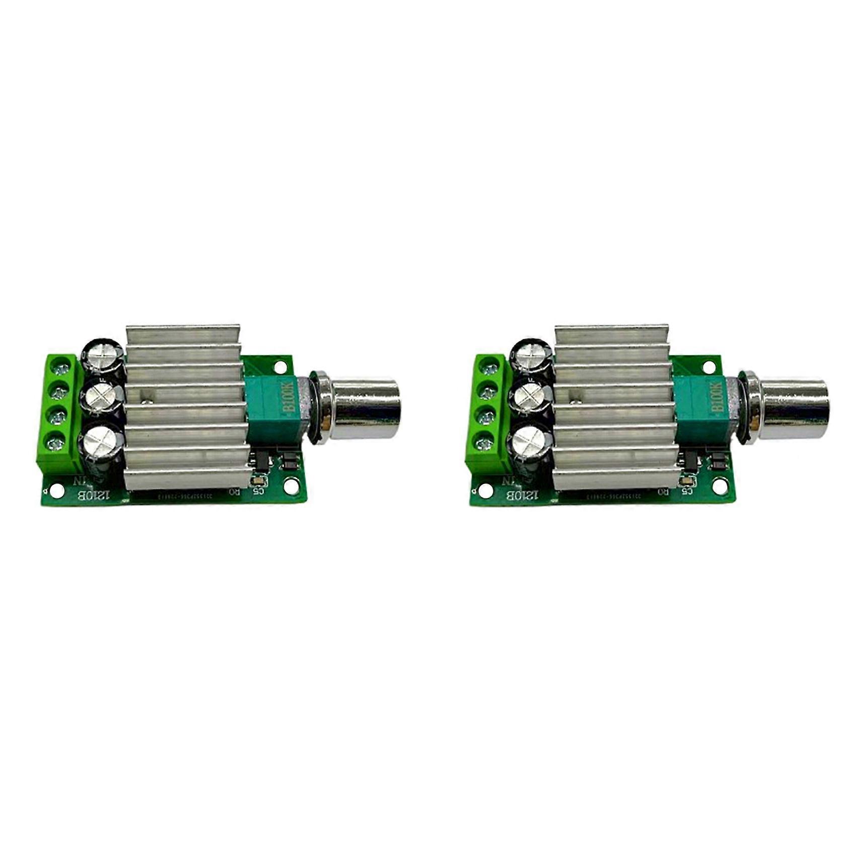 2X PWM DC Motor Speed Controller 12V 24V 10A Adjustable Speed Regulator Dimmer Control Switch for Fan Motor LED Light