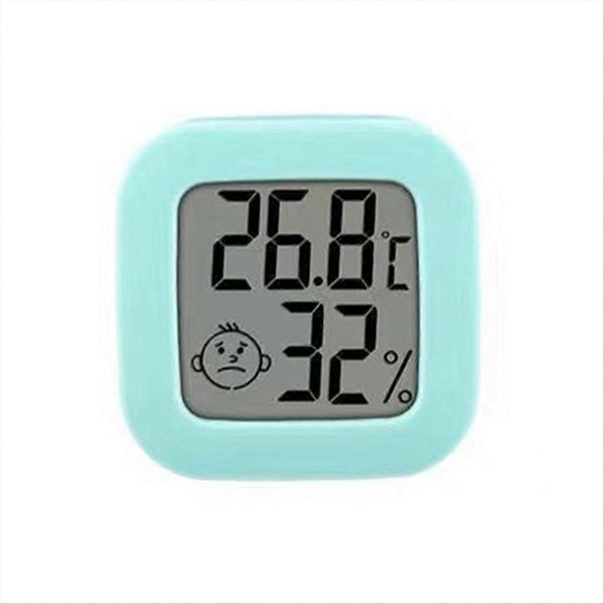 Mini Face Electronic Thermometer Home Office LCD Thermometer