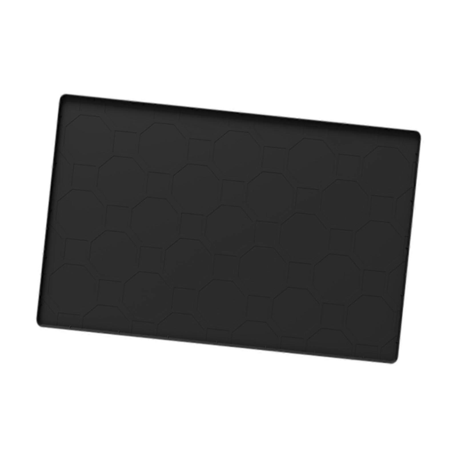 Under Sink Mat Waterproof Silicone Cabinet Liner for Kitchen Bathroom Easy Clean Black