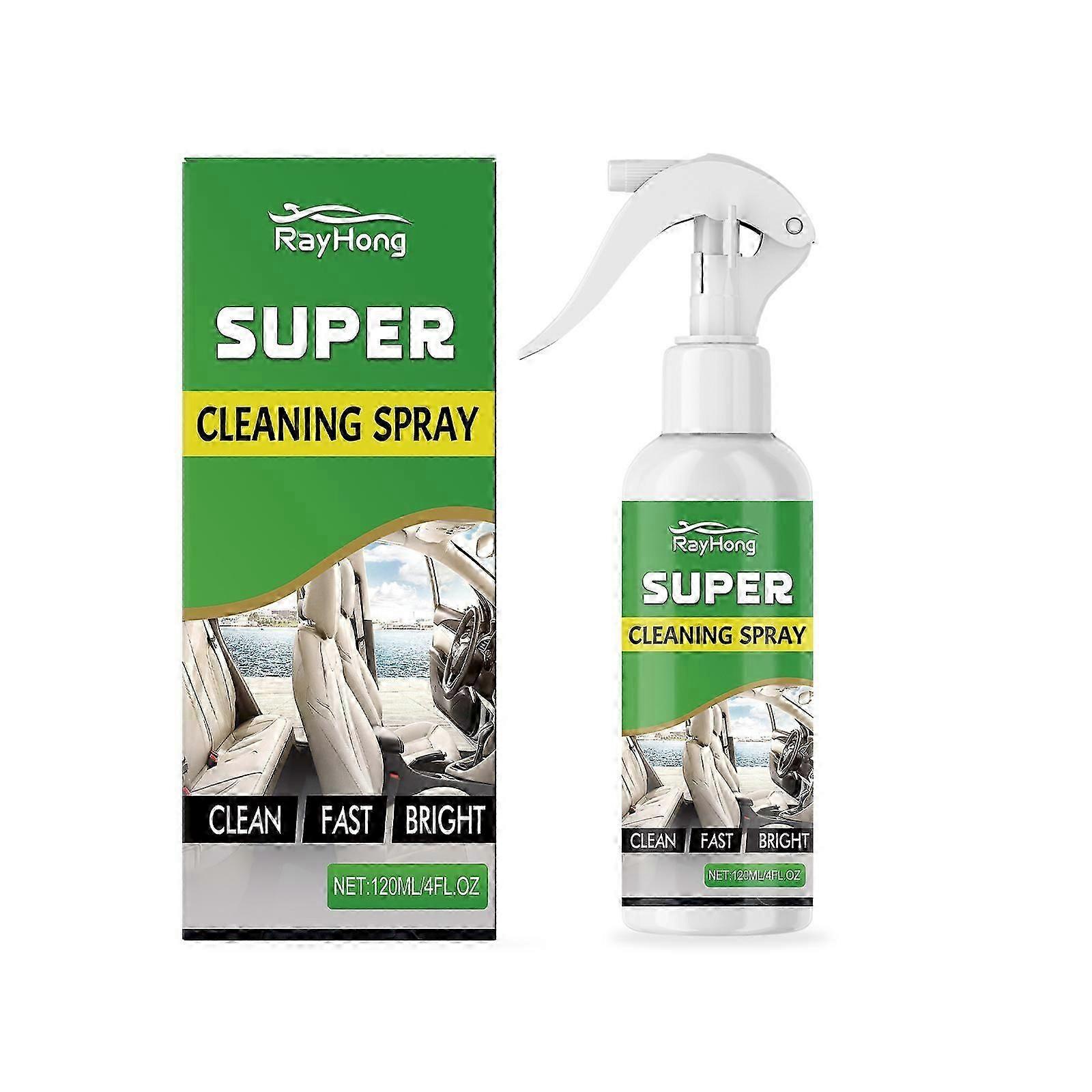 Powerful Interior Car & Upholstery Cleaner - Deep Stain Remover Spray for Soft Cushions, Seats & Fabrics - 120ml, Gentle, Easy to Use, Versatile for H