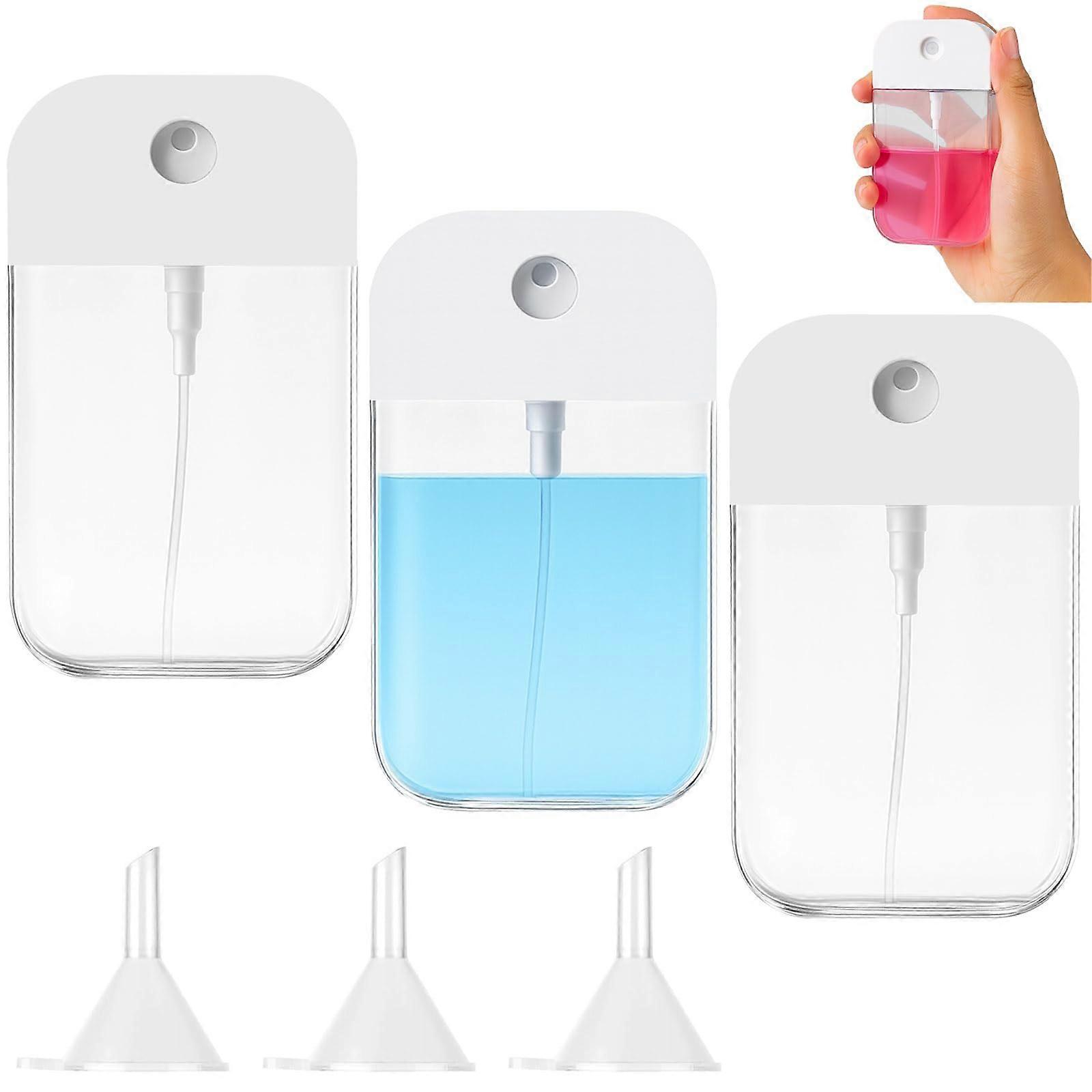 Travel Spray Bottles 50ml Refillable Perfume Atomizer UltraThin Leakproof Design 3 Pack