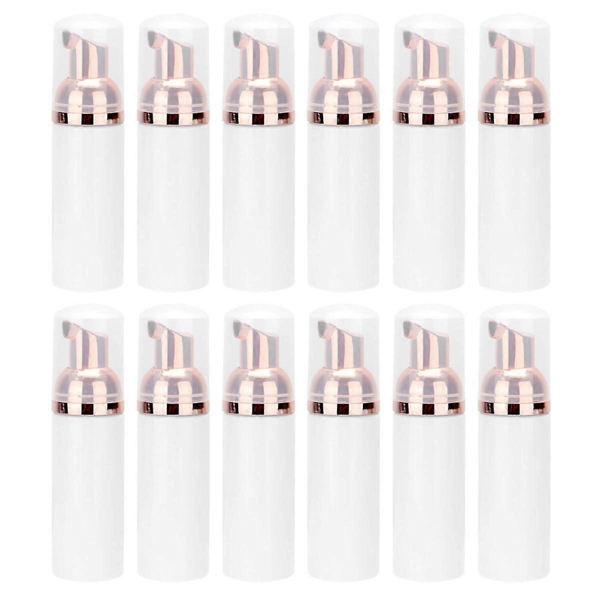 12Pcs 30ml Travel Size Foaming Pump Bottles LeakResistant Empty Plastic Cosmetic Containers