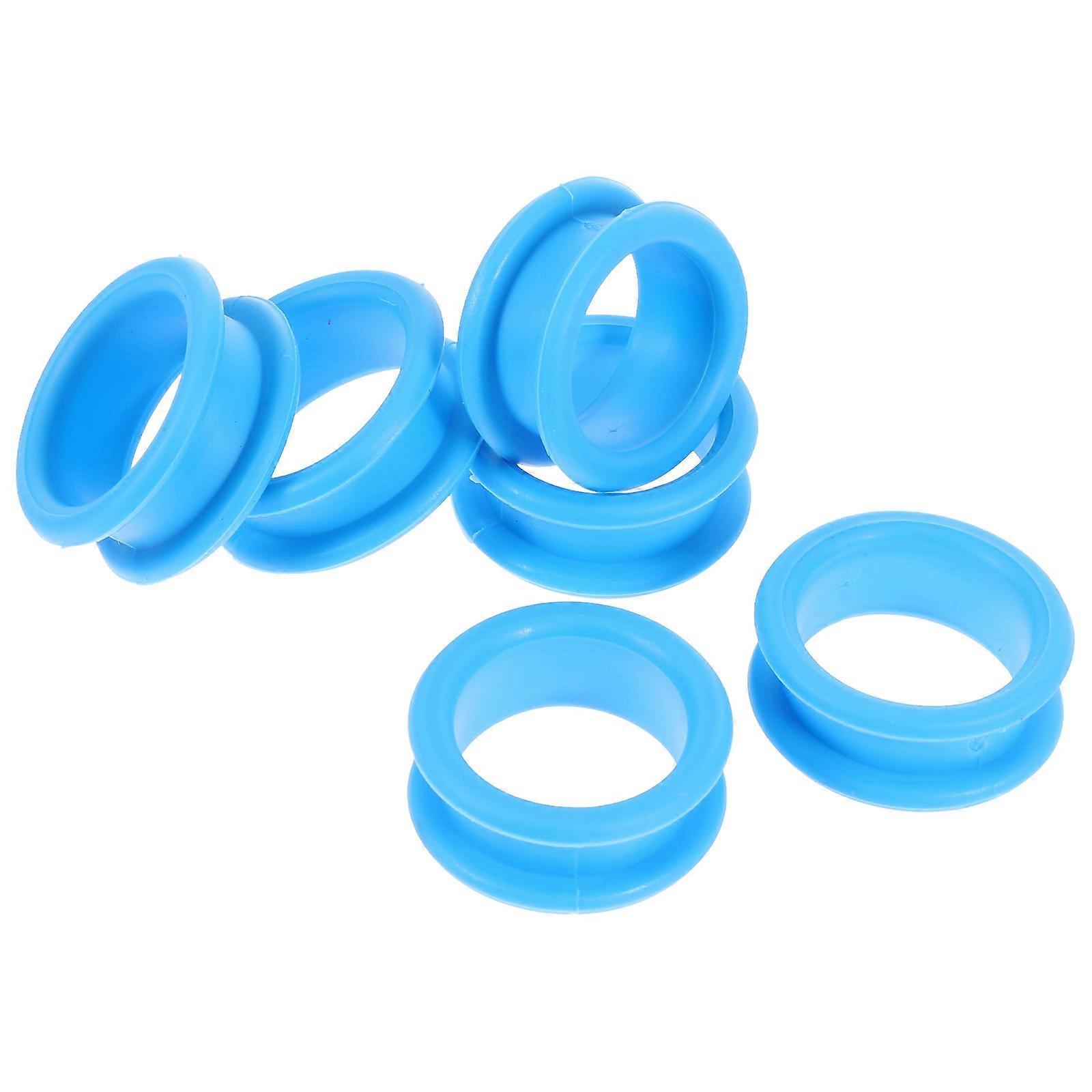 Comfortable Silicone Scissor Finger Ring for Reducing Friction 12Pcs Pack