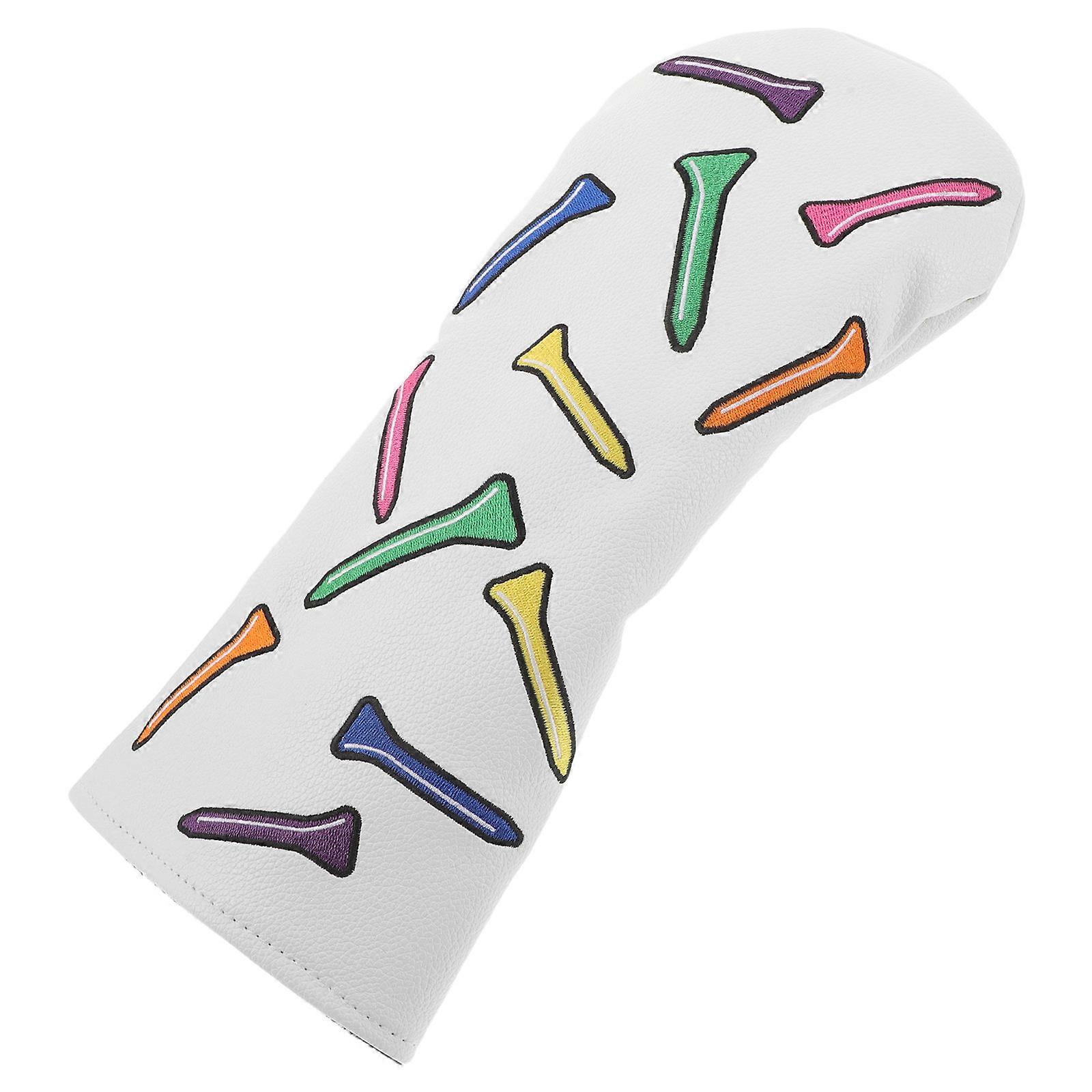 Golf Head Covers Driver Protection with Embroidered Design 3Pcs Set