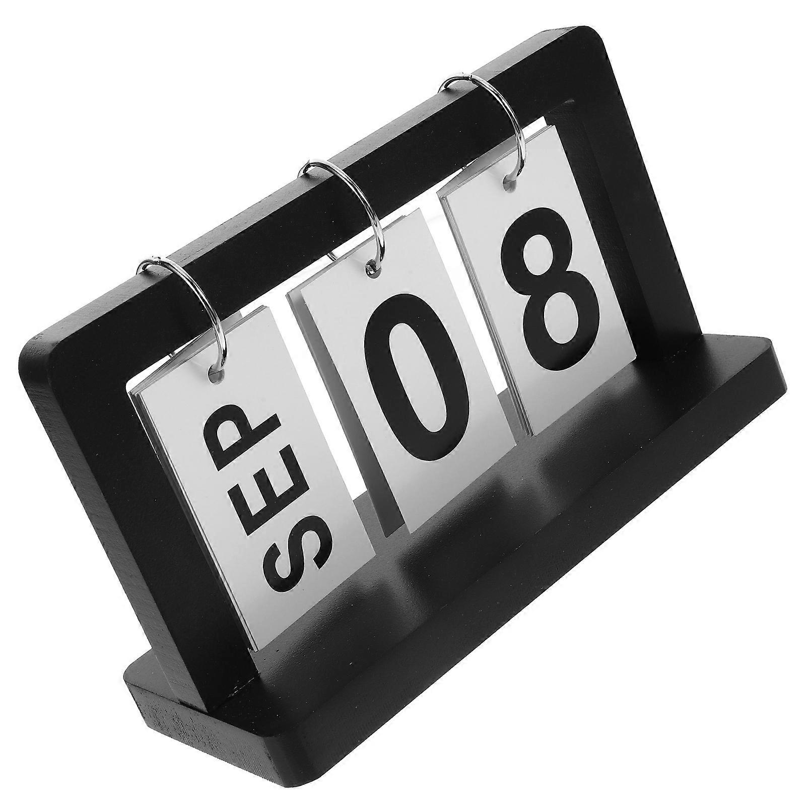 Wood Desk Calendar Desktop Calendar for Creative Decor