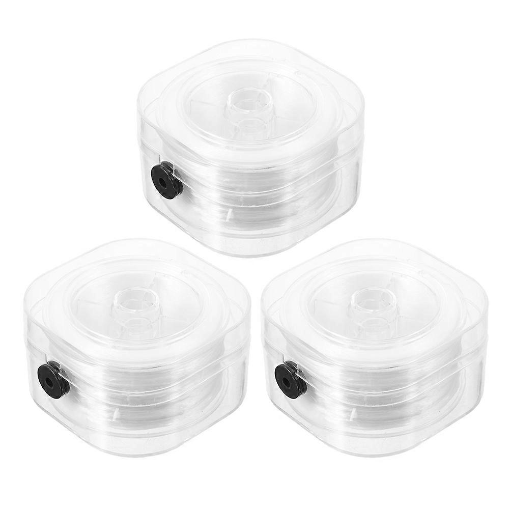 Jewelry Elastic Cord For DIY Crafting 3 Set 0.8mm High Elasticity Flexible For Craft Enthusiasts