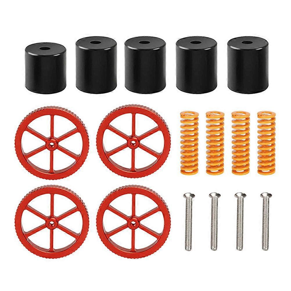 Heatbed Silicone Leveling Column 3D Printer Kit with Nuts for 4Sets
