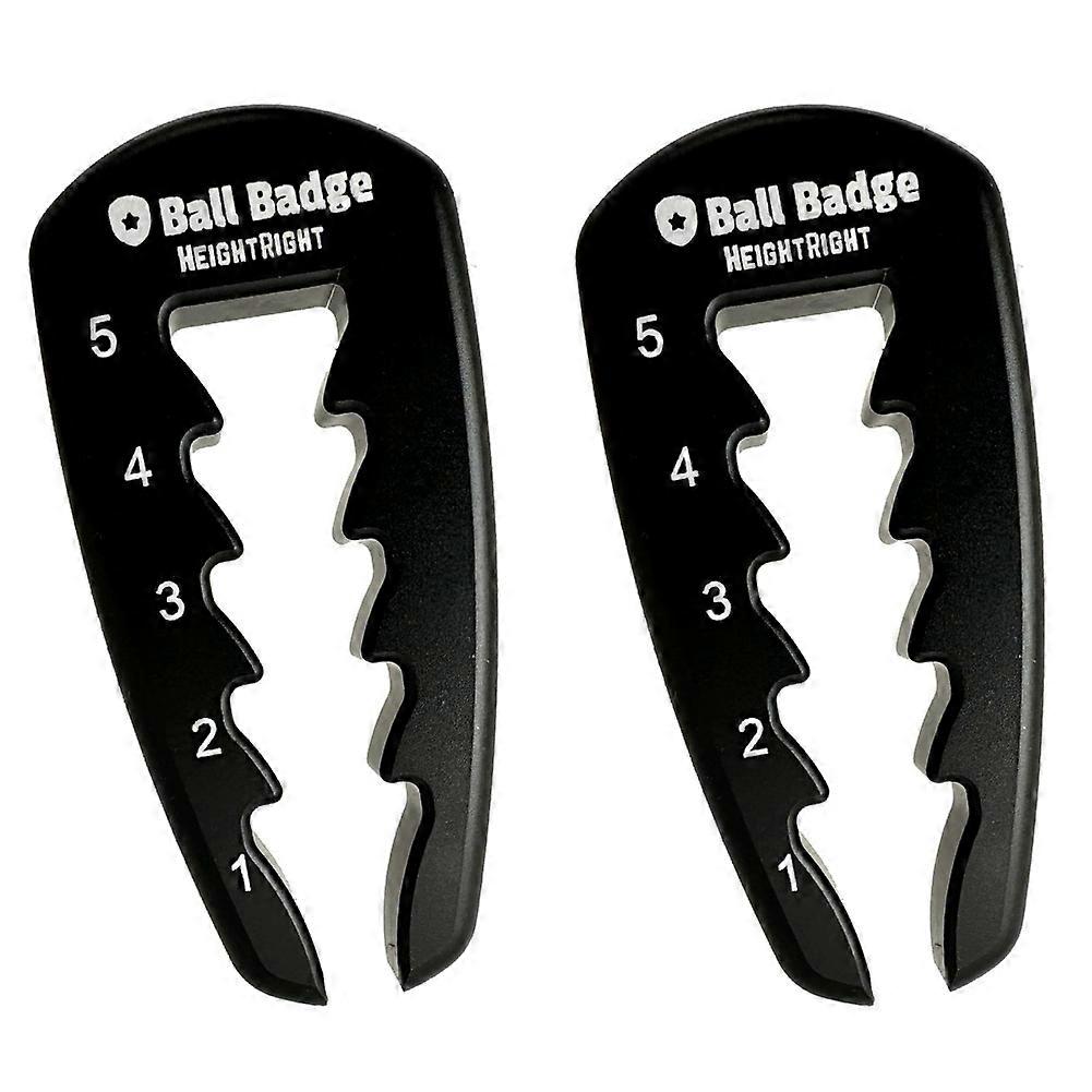 2PCS Adjustable Golf Tee Height Tool Precision Tee Height Setter for Consistent Swings, Easy-to-Use Golf Training Aid