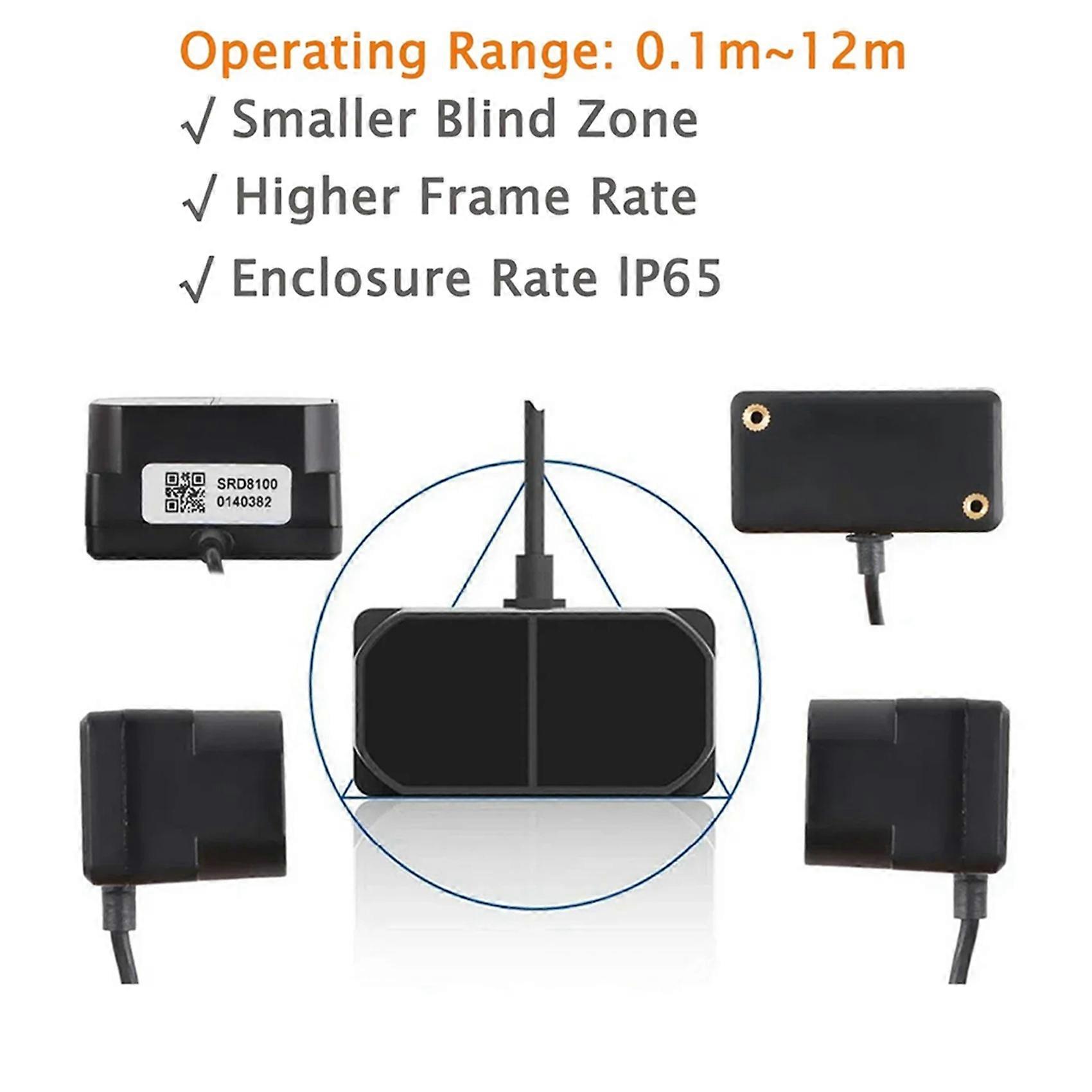 4X TFmini Plus Lidar Module Single-Point Micro-Range Finder 0.1-12m Waterproof Distance Sensor Obstacle Avoidance Module