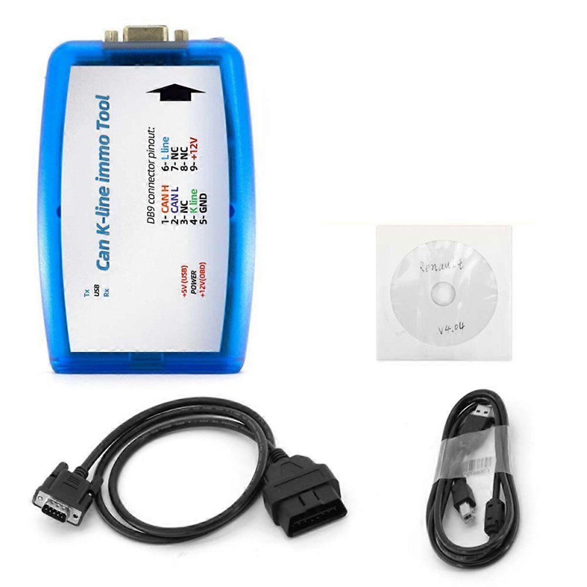 CAN/K-Line ECU Tool for CAN/K-Line IMMO TOOLS OBD2 V4.09 ECU Programmer R/W EEPROM