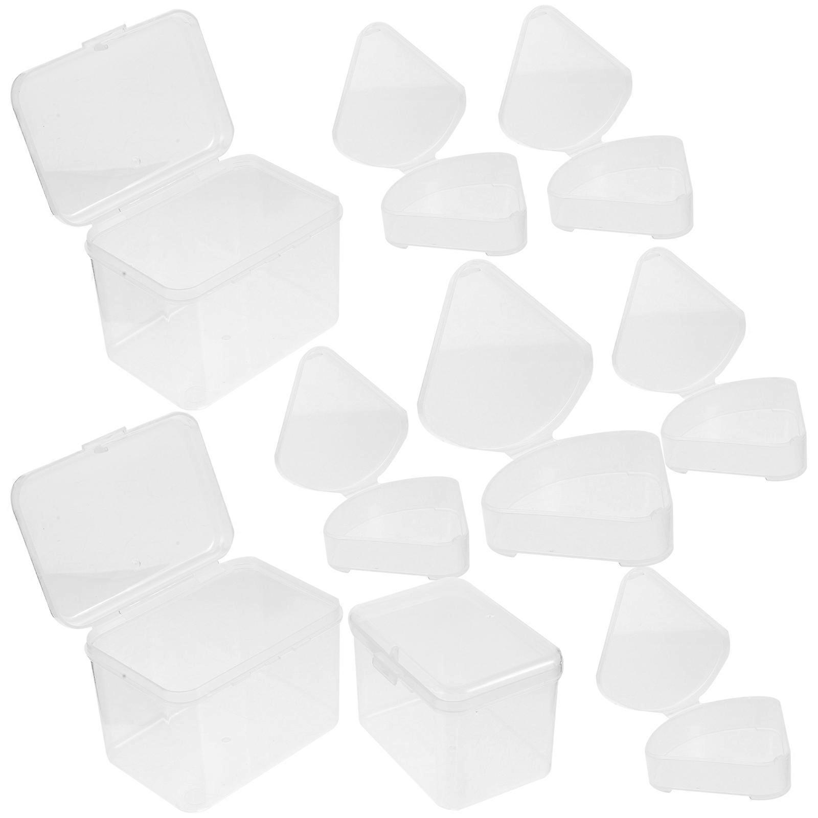 Makeup Sponge Case Transparent Holder for 27Pcs Storage