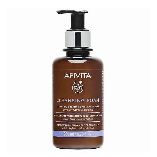 Apivita Cleansing Foam Face & Eyes with Olive, Lavender & Propolis 200 ml