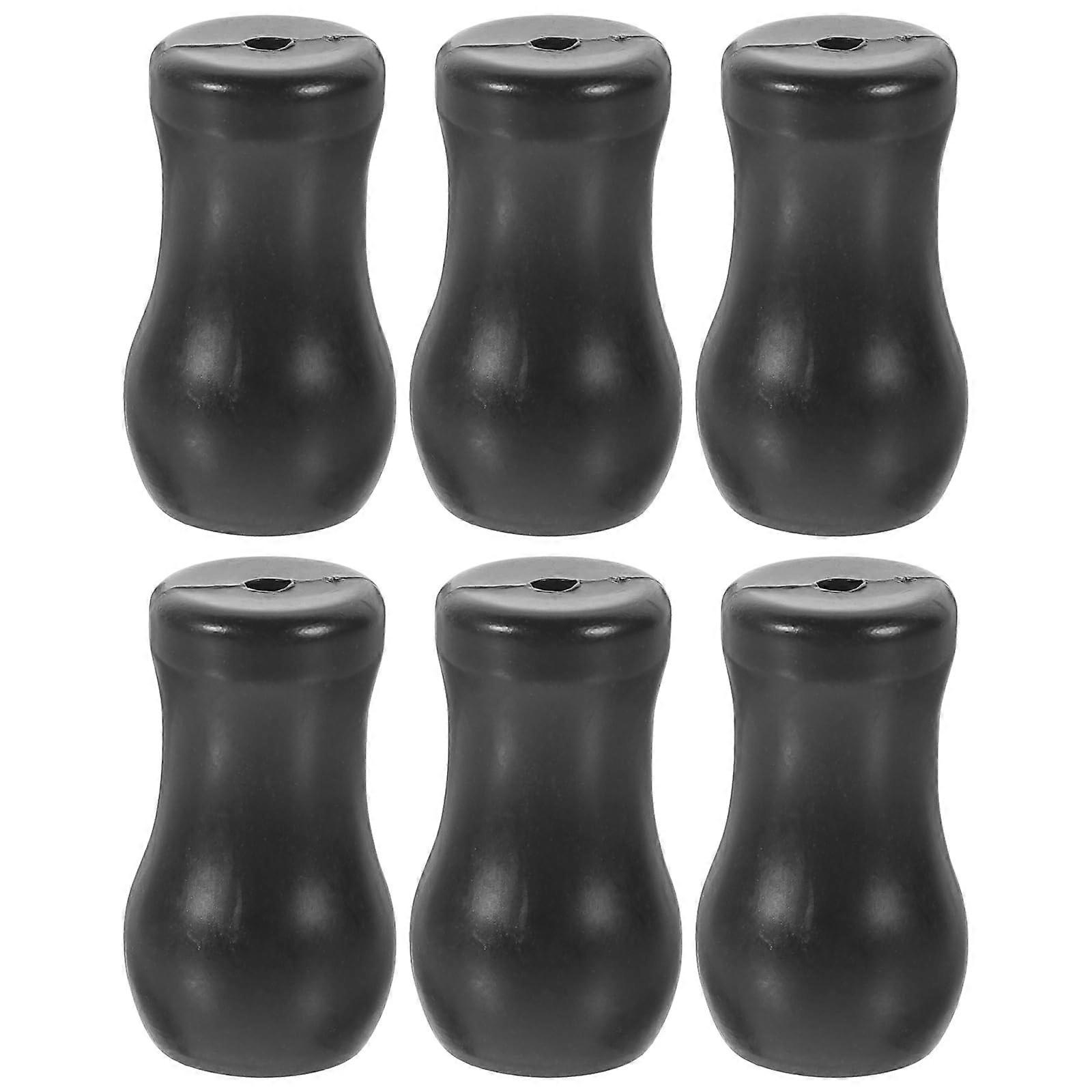 6pcs Black Plastic Blind Cord Pull Knobs  Replacement Window Blind Cord Tassels, Durable and Easy Install
