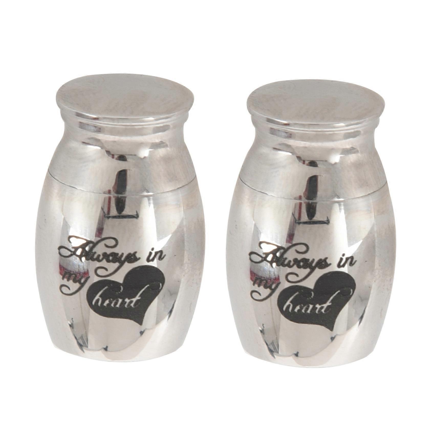 2X Cremation Urns, Ashes Keepsake, Memorial Mini Urn Funeral Urn