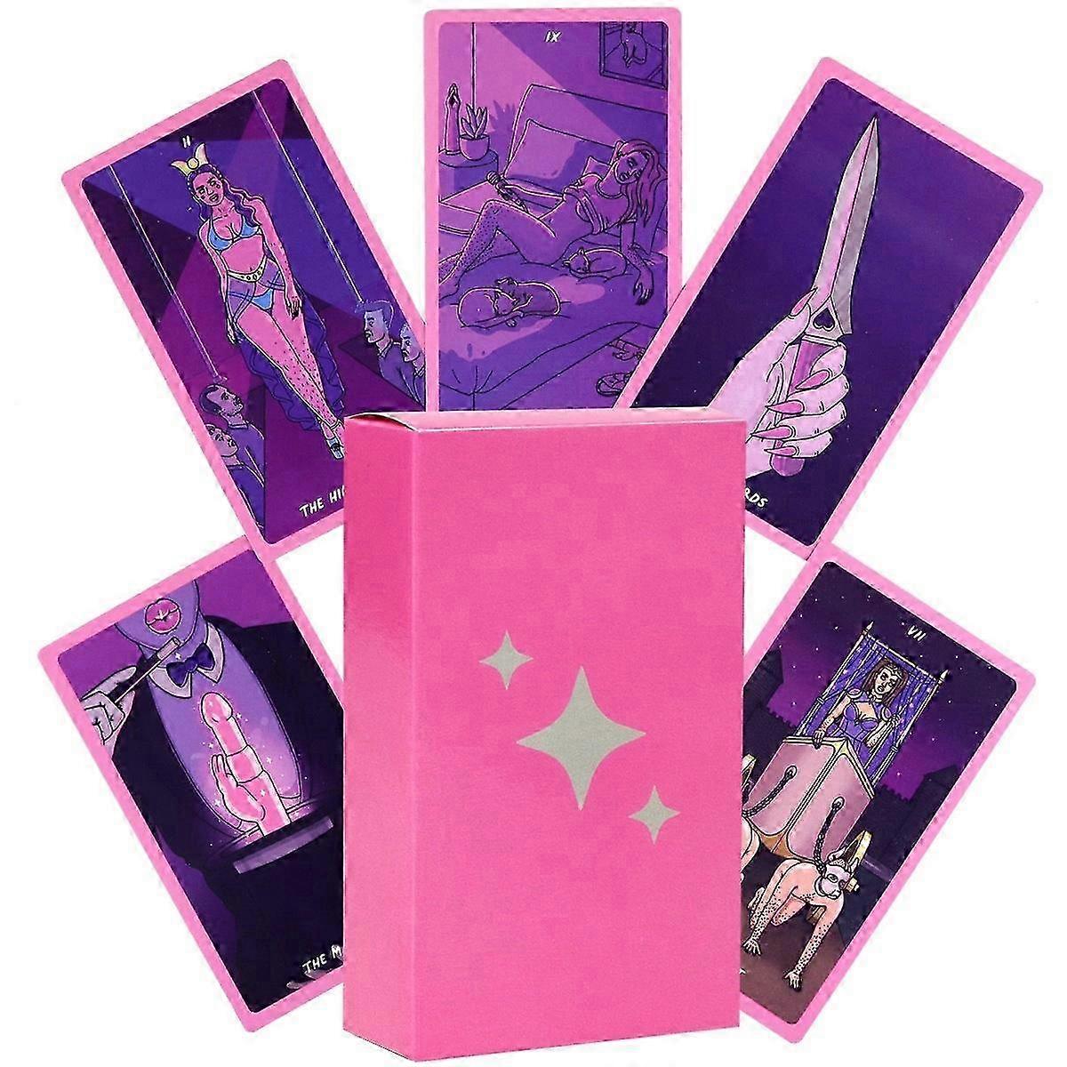 2025 Exotic Tarot Deck: Pink Crab Oracle Cards & Guidebook