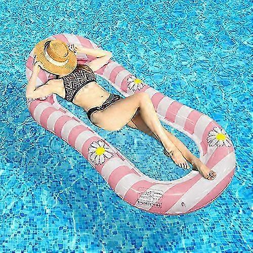 Inflatable Pool Float Hammock, Pool Floaties Raft with Headrest, Pool Hammock Floats for Adults 2025