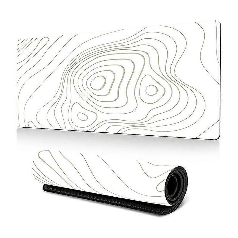 300*800*2mm Stylish Abstract Pattern Large Mouse Pad Natural Rubber Desktop Mat