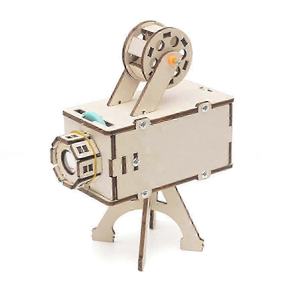 DIY Epidiascope Projector STEM Kits Science Experimental Tool Kit Learning Educational Wooden Puzzl