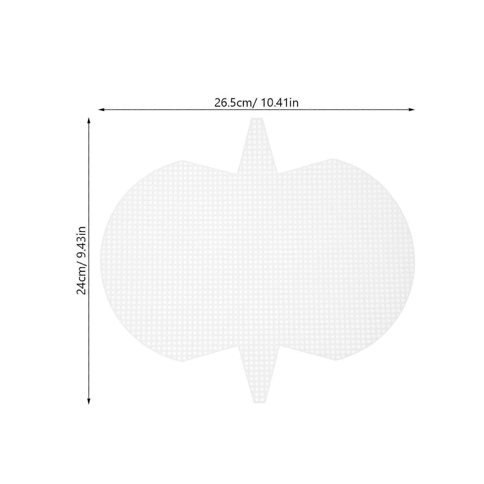 White Plastic Mesh Canvas Sheets Kit for DIY Crafting 4Pcs Plastic Sheets