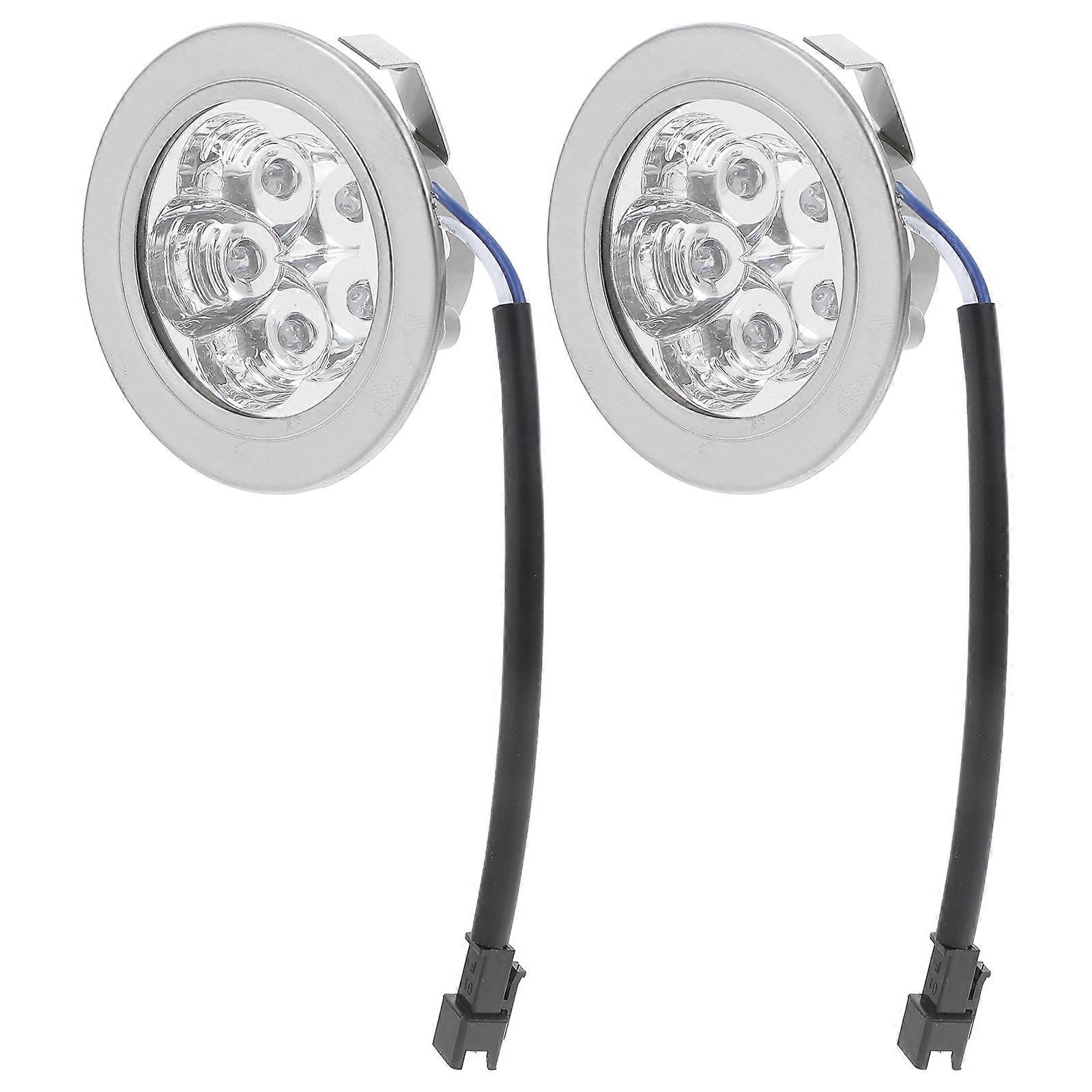 Range Hood Lights Kitchen Bulb Replacement 4Pcs Silver LED Stove Lamps