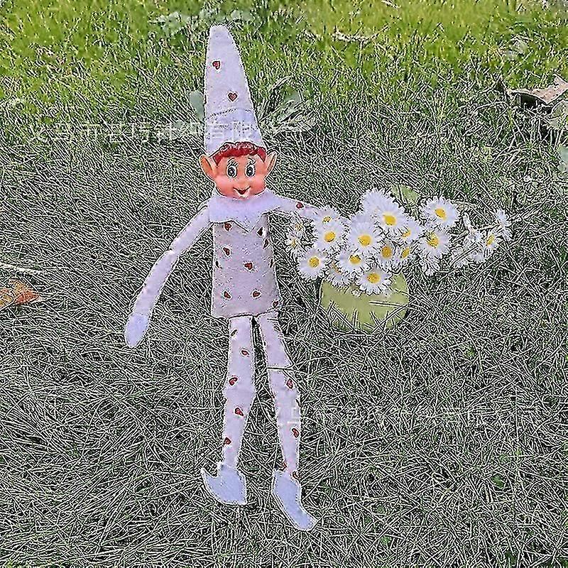 Presente de Natal de 2025: Elfo na Prateleira, Boneco de 30 cm (12 polegadas), Tradição Natalina, Vermelho e Azul