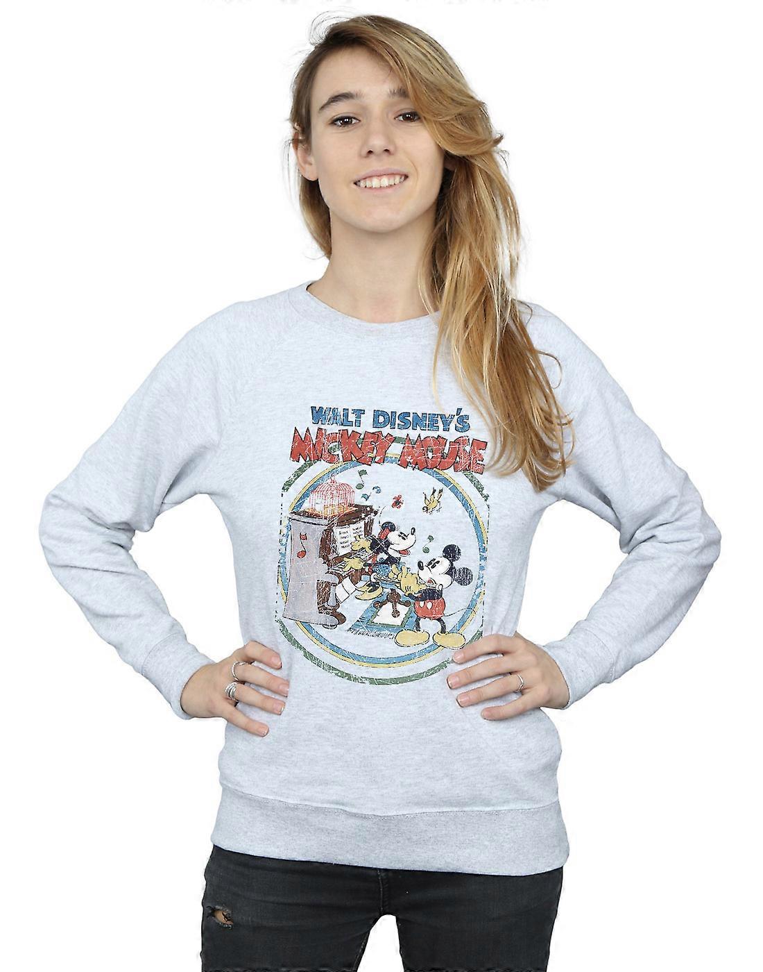 Disney Women's Mickey Mouse Piano Sweatshirt