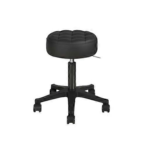 Rolling Swivel Stool Height Adjustable PU Leather with Backrest for Salon Spa Lab Office 660lbs
