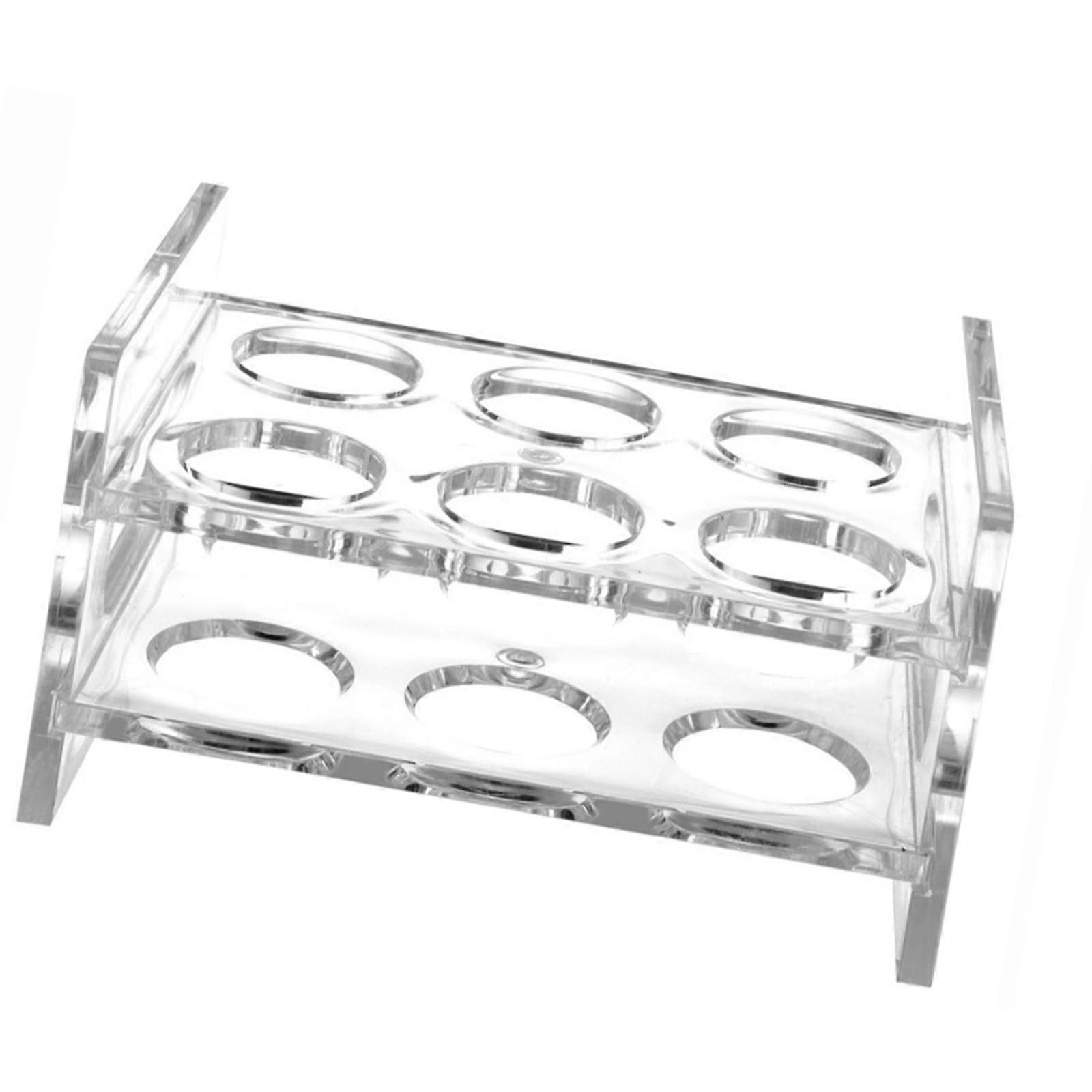 Compact Vertical Kitchen Storage Rack Acrylic Glass Cup Holder Stand with Elegant Modern Display