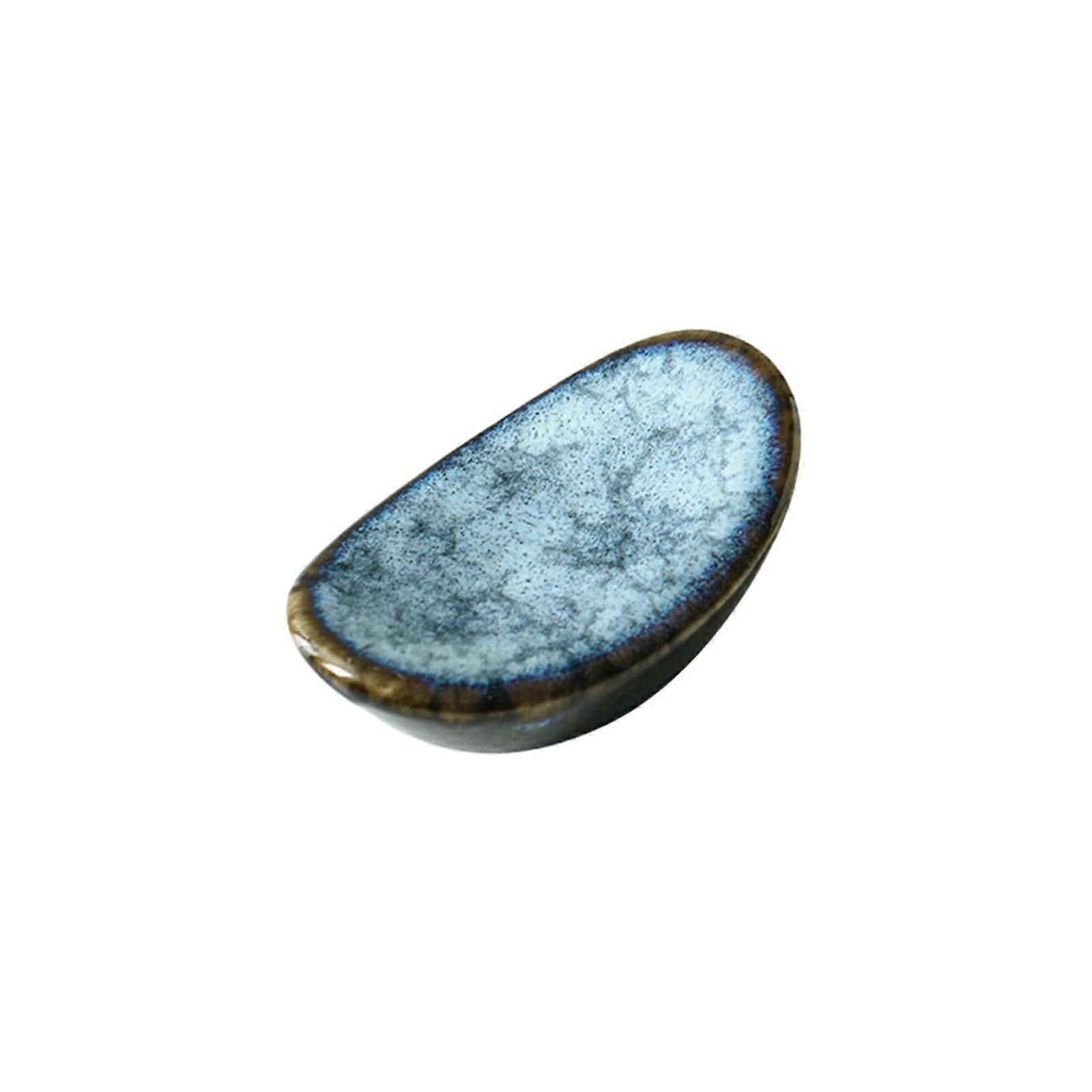 Ceramic Chopstick Rest Japanese Marble Ingot Holder Retro Tableware Microwave Dishwasher Safe