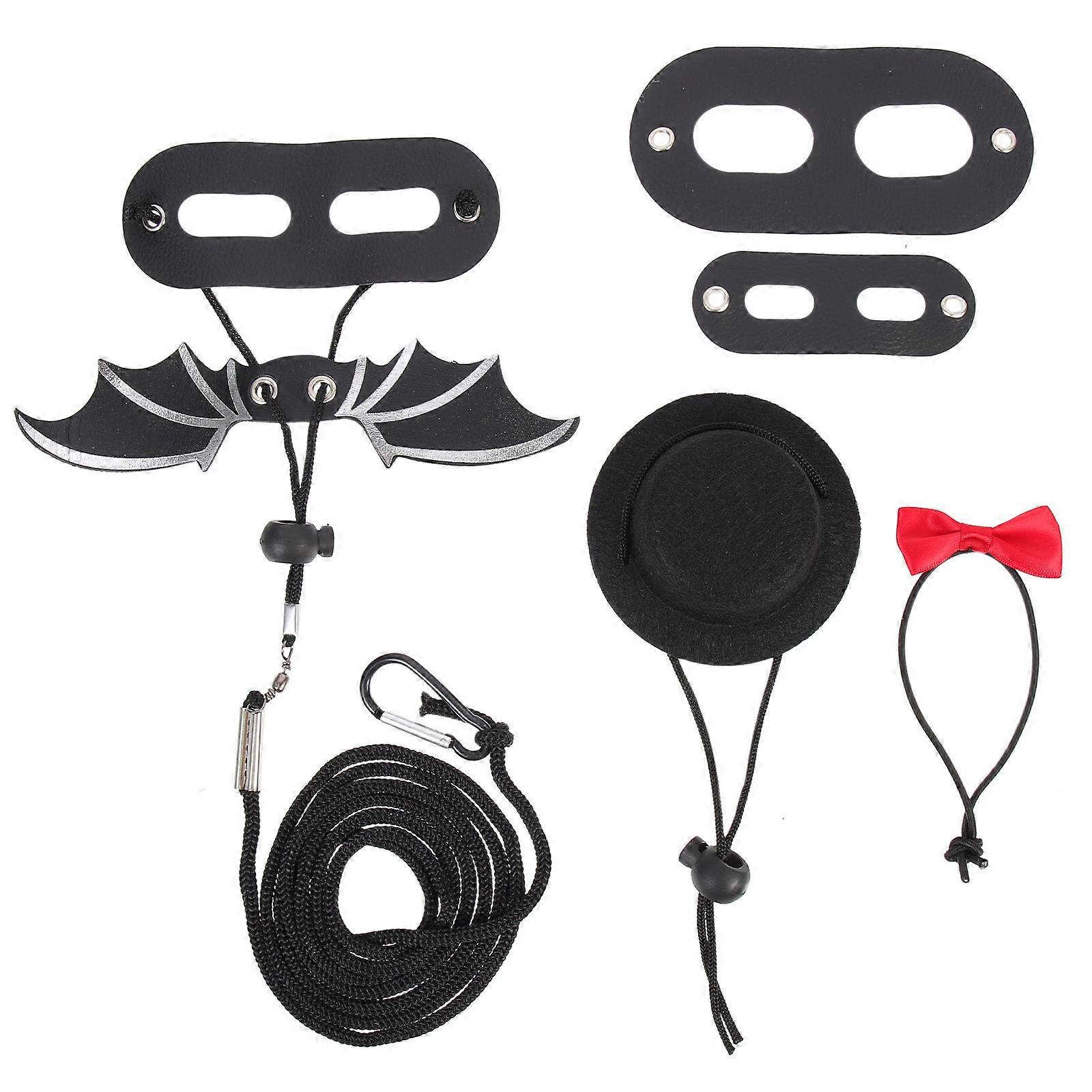 Adjustable Lizard Leash Bearded Dragon Harness Kit for Outdoor Use 1Set