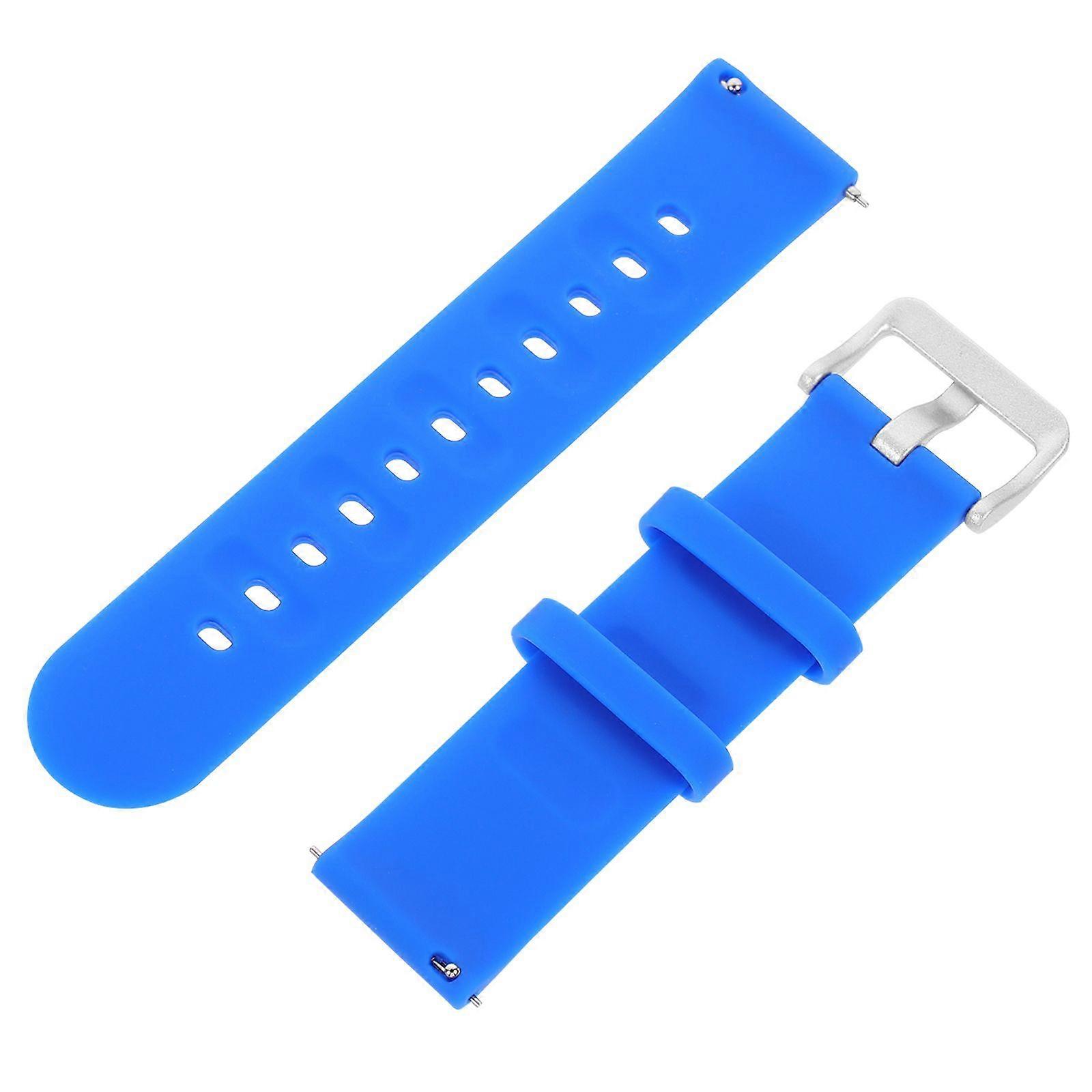 1 Pc Silicone Watch Band Replaceable Watch Strap Smooth Universal Watch Strap