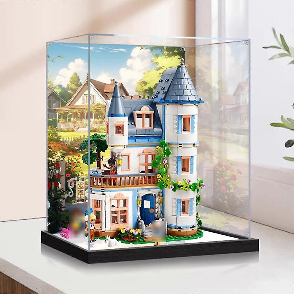 Acrylic Display Case for  42638 Castle Model, Dustproof Clear Box with Protective Film