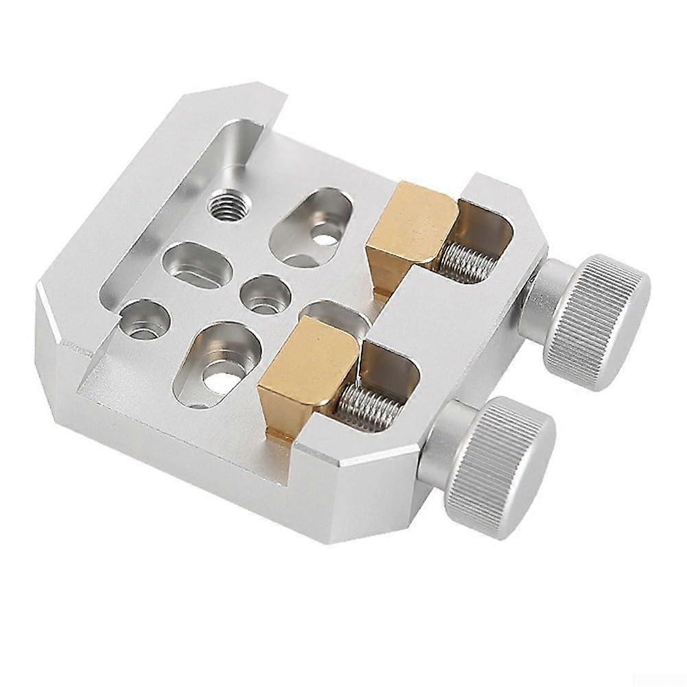 Telescope Dovetail Mount with DoubleBolt Secure Lock for Astronomical Equatorial Saddle Clamp Silver