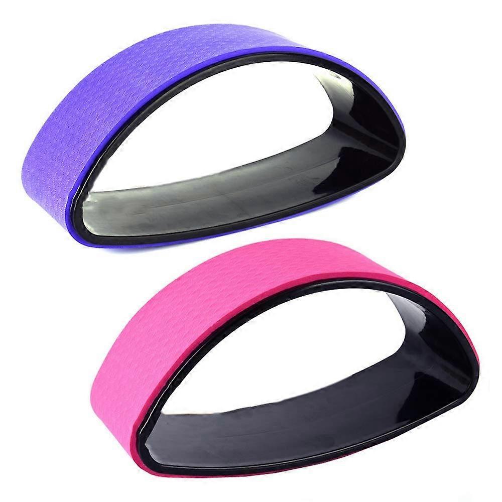 Half Round Yoga Wheel for Back Stretching and Posture Correction, BeginnerFriendly Flexibility Tool