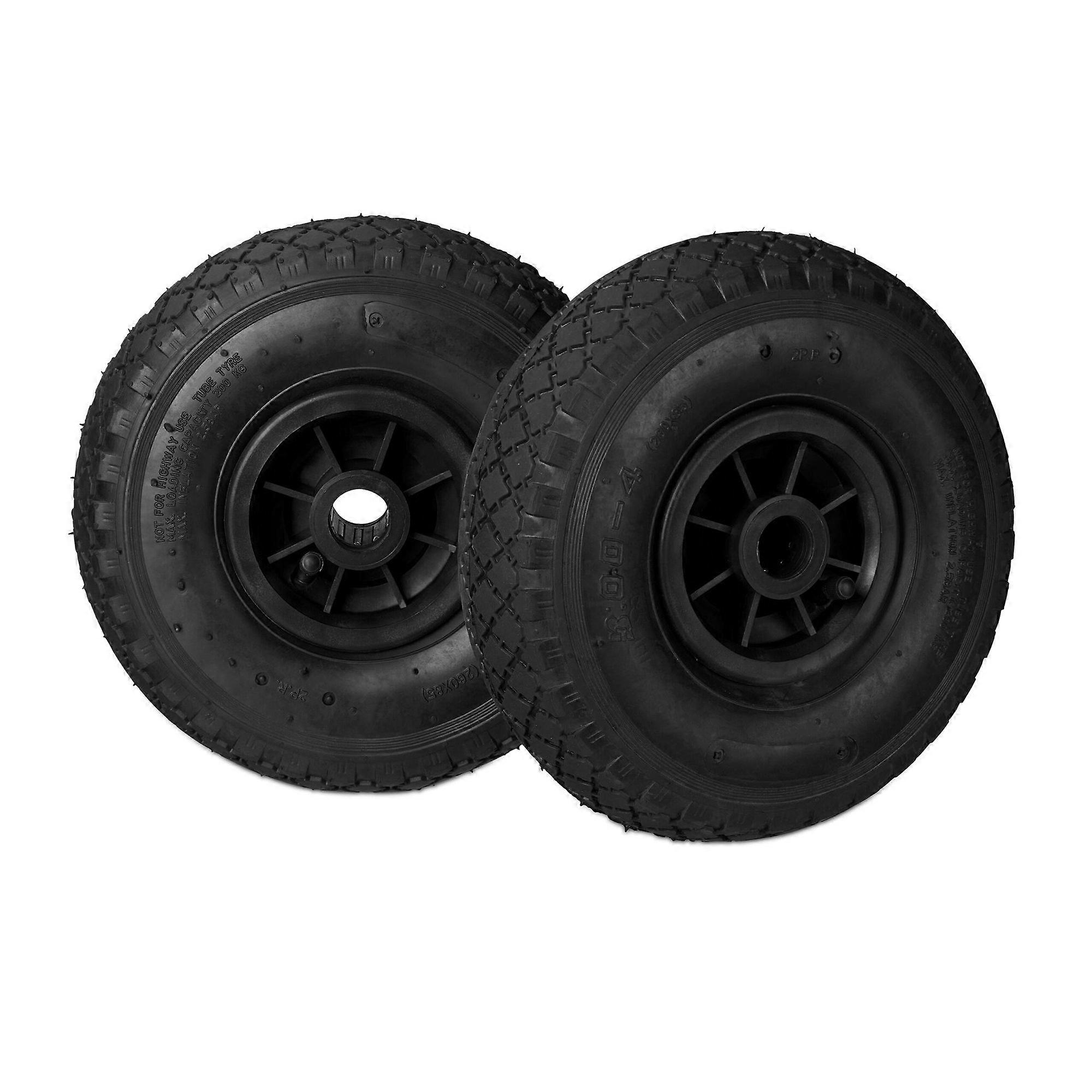 Wheelbarrow wheels PU rubber, 2 pcs.