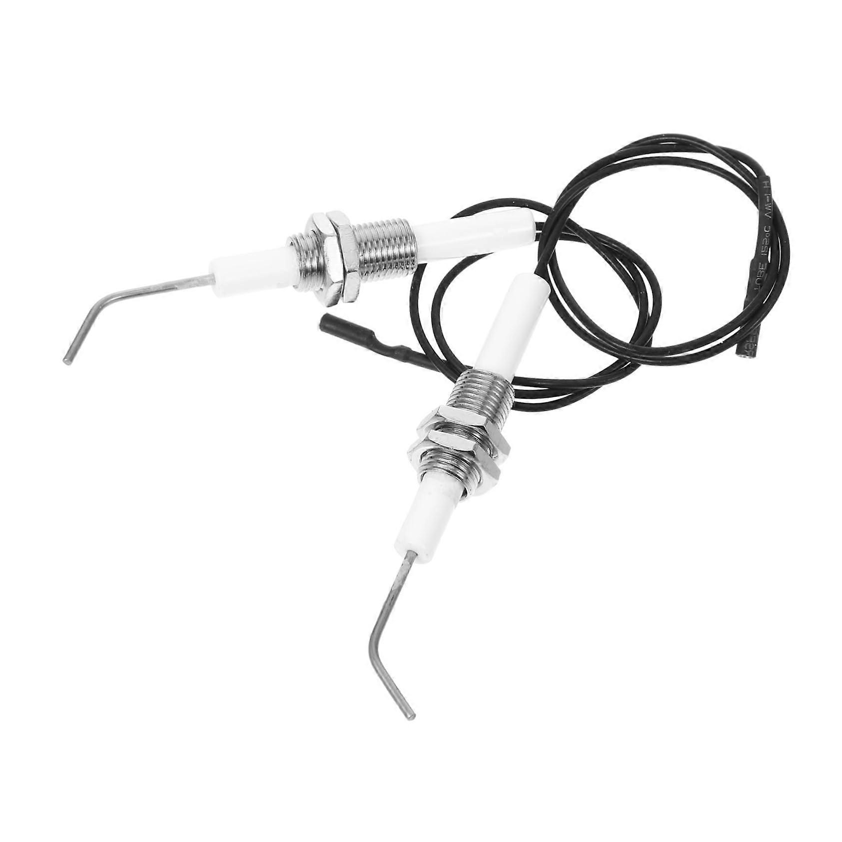2pcs Piezoelectric BBQ Igniter Ceramic Gas Grill Ignition Needle Replacement for Outdoor Cooking