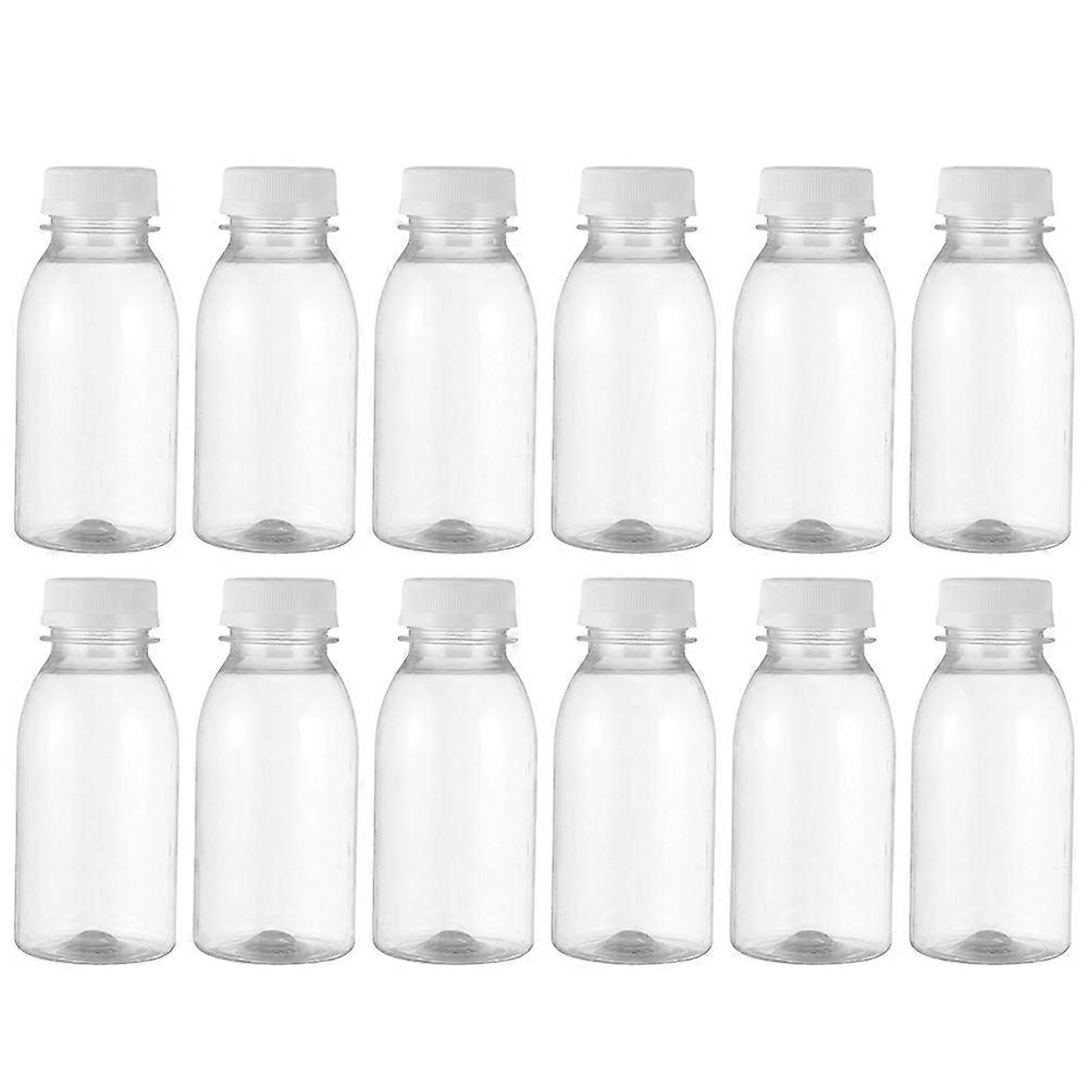 Reusable Empty Bottles Drinking Bottle for Storage 12Pcs Portable Clear Pet Bottles