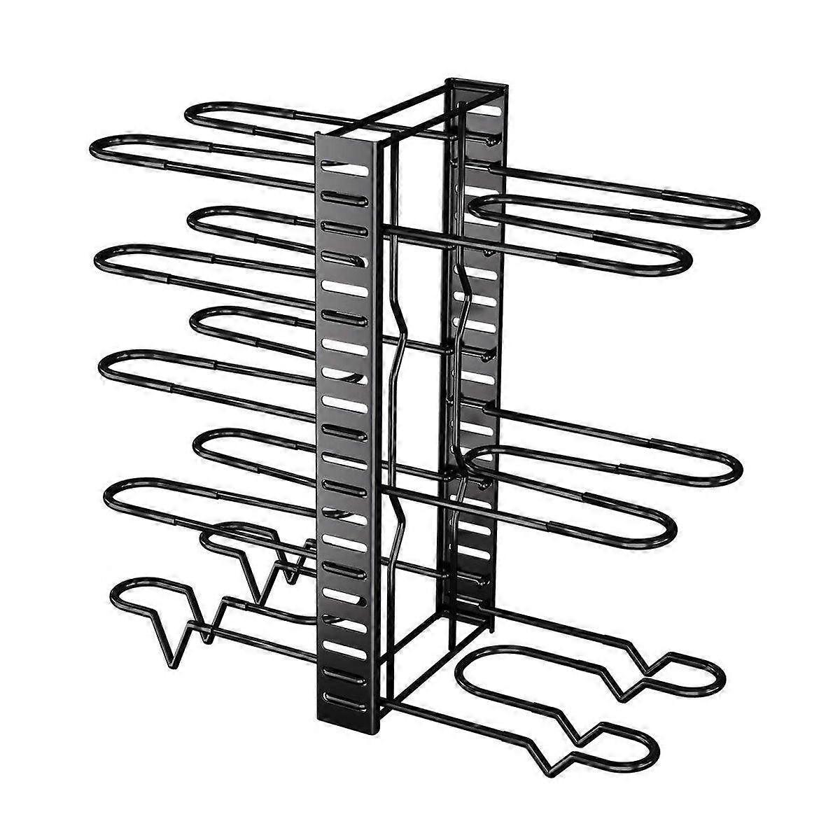 Multi Layer Pot Lid Rack Vertical Storage Organizer Countertop Holder Racks & Holders