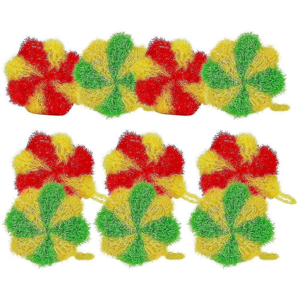 Dish Towels Polyester Dishcloth for Cleaning Use 50 Pieces Assorted Color